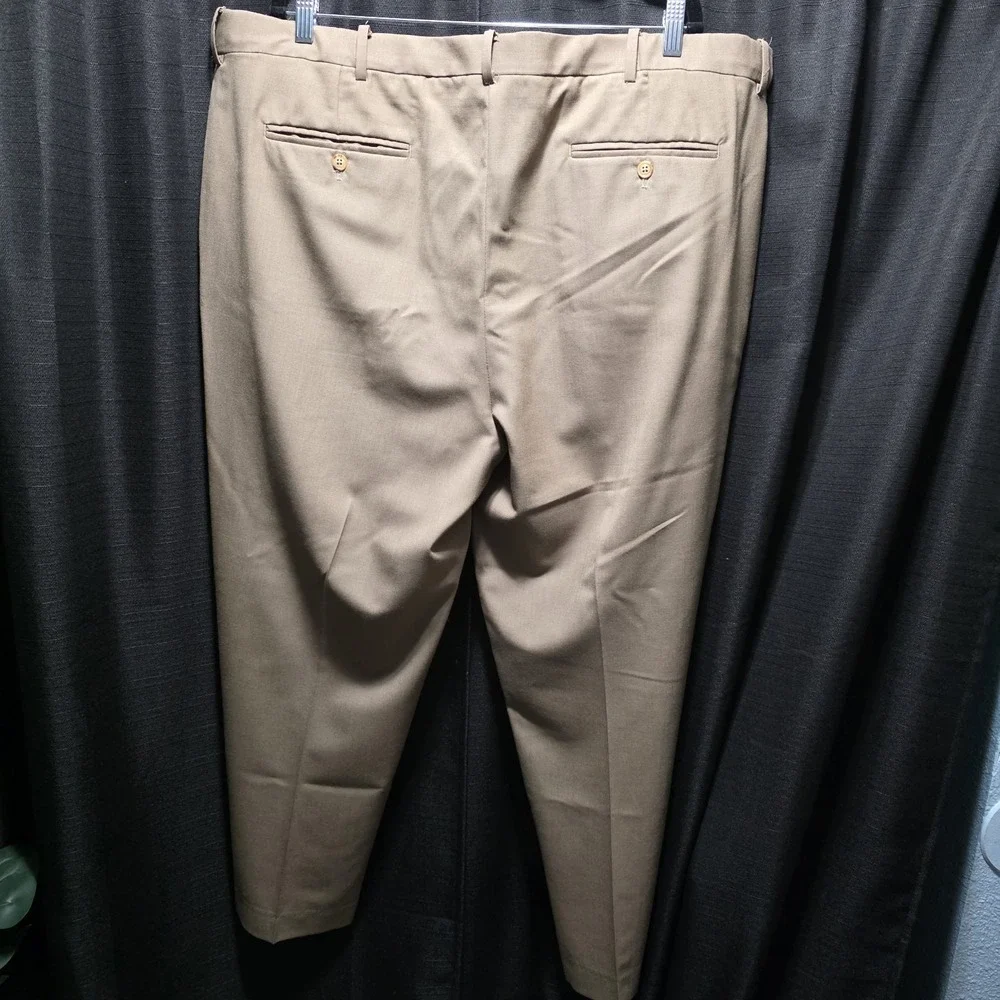 Lands' End Traditional Fit Men's Expandable Waist‎ 44x28.5 Quality Khakis Pants